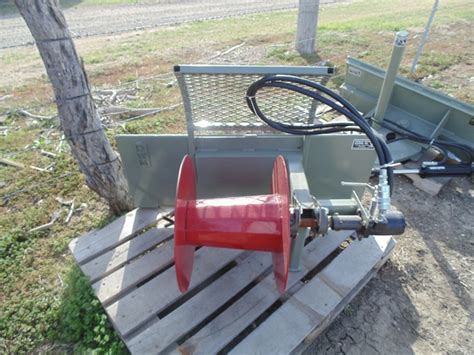 skid steer cable roller|hydraulic skid steer wire winder.